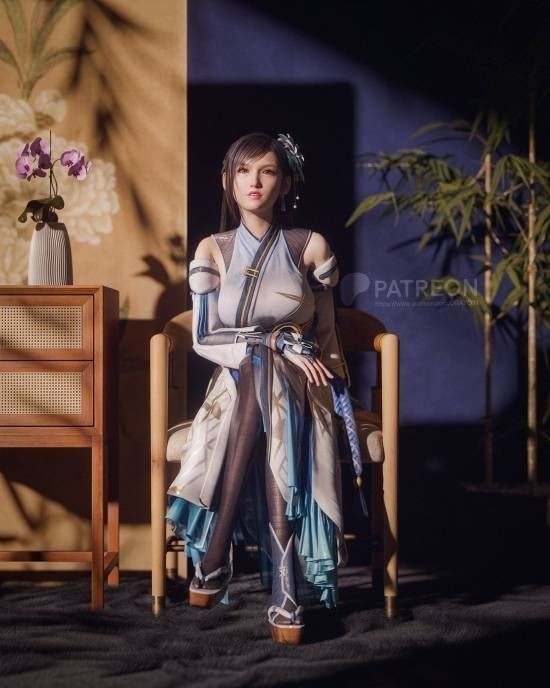 《最终幻想7》蒂法新3D美图 性感诱惑让人难把持