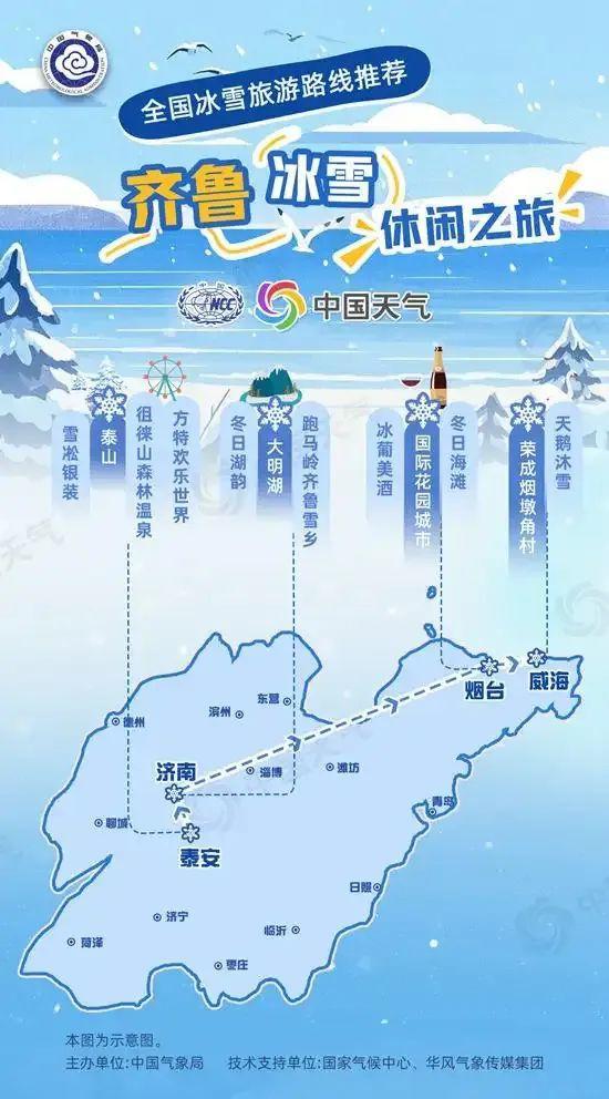 全国冰雪旅游线路推荐！威海荣成市“天鹅沐雪”上榜