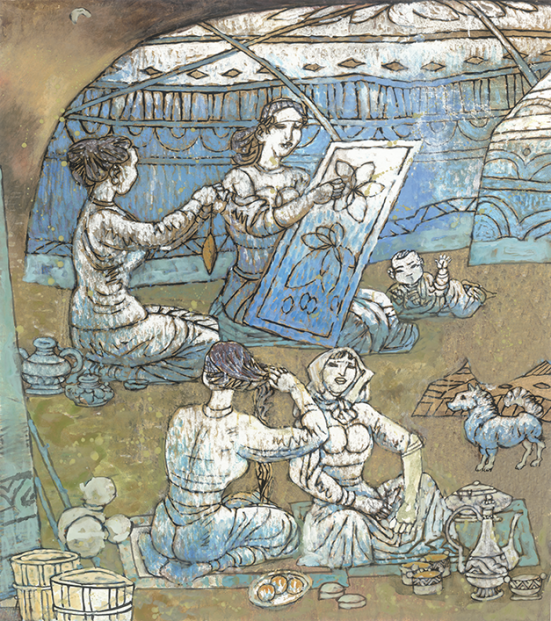 丝绸之路——杨晓阳丝路四十年美术创作暨文献展（新疆站）在新疆美术馆开幕