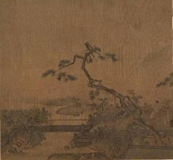 在中国绘画里，与古人共赏月度中秋