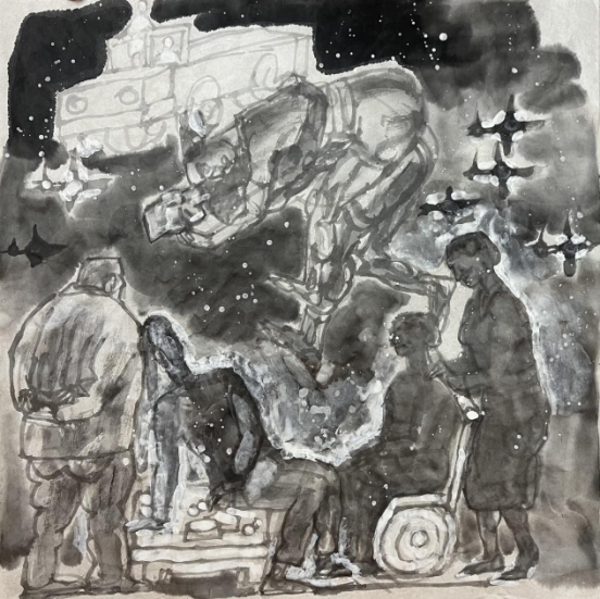 丝绸之路——杨晓阳丝路四十年美术创作暨文献展（新疆站）在新疆美术馆开幕