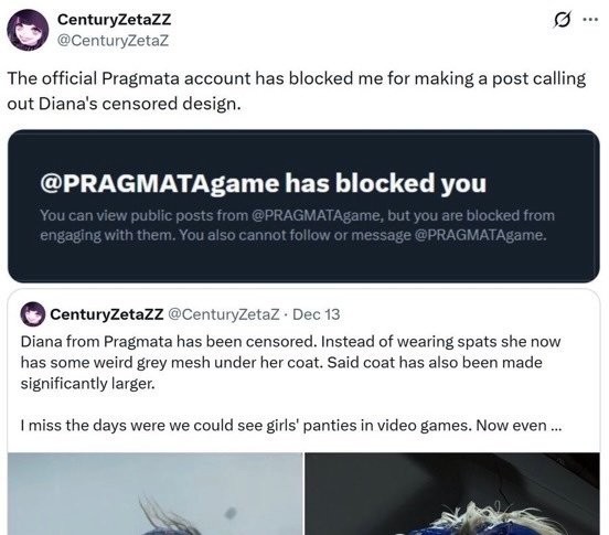 大快人心！ 外网用户称《识质存在》小萝莉裙底被和谐遭卡普空封禁