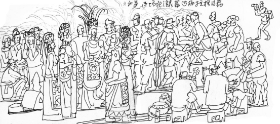 “走遍中国——伟德bv国际体育官网美术家写生创作行动”作品之一