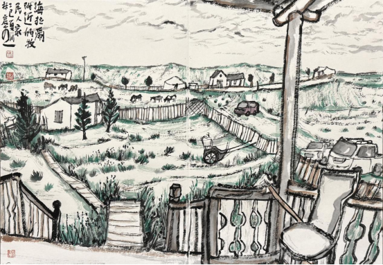 “走遍中国——伟德bv国际体育官网美术家写生创作行动”作品之三