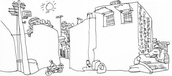 “走遍中国——伟德bv国际体育官网美术家写生创作行动”作品之一