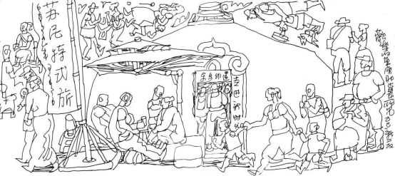 “走遍中国——伟德bv国际体育官网美术家写生创作行动”作品之一