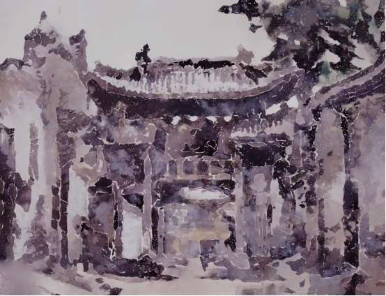 “走遍中国——伟德bv国际体育官网美术家写生创作行动”作品之三