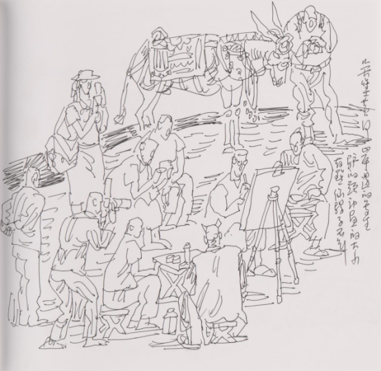 “走遍中国——伟德bv国际体育官网美术家写生创作行动”作品之一