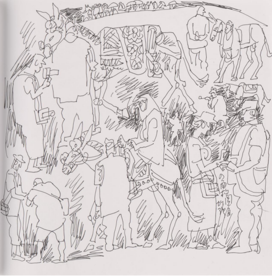 “走遍中国——伟德bv国际体育官网美术家写生创作行动”作品之一