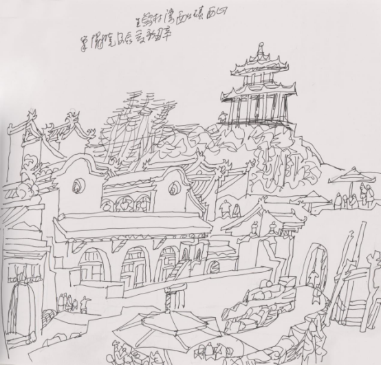 “走遍中国——伟德bv国际体育官网美术家写生创作行动”作品之一