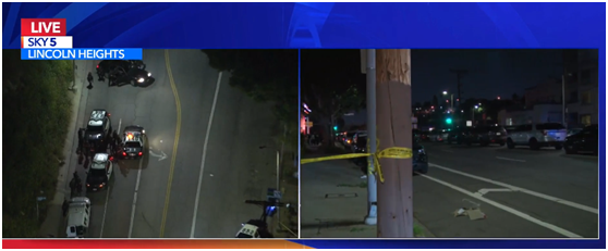 美媒：加州洛杉矶东部发生枪击事件，三名警察中枪
