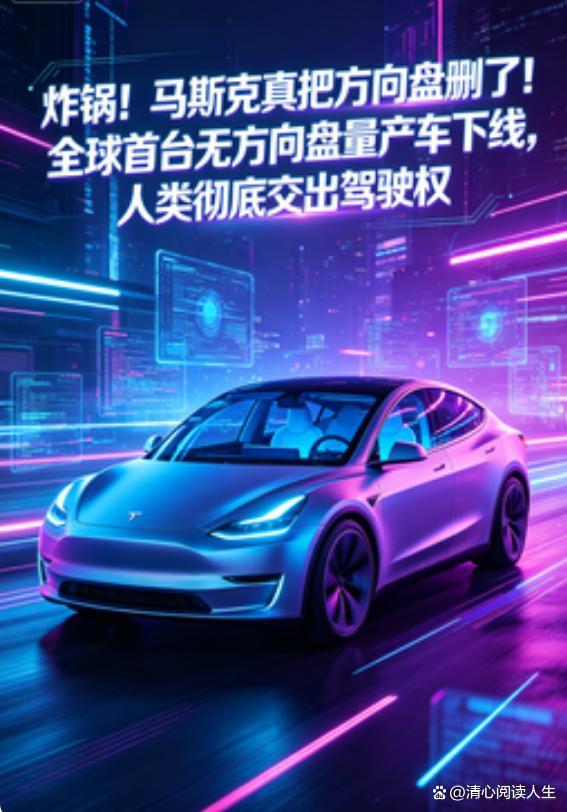 馬斯克把方向盤刪了 AI全權(quán)接管駕駛