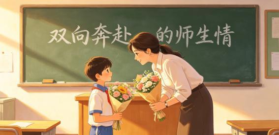 一场双向奔赴的师生情 双向尊重彼此惦记