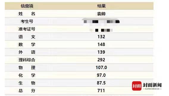 成都一男孩理科711分：找到合适的方法很关键，学习放松也是一种能力