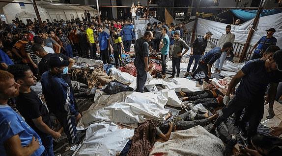 加沙许多死伤者被埋废墟无法救援 救援行动紧迫