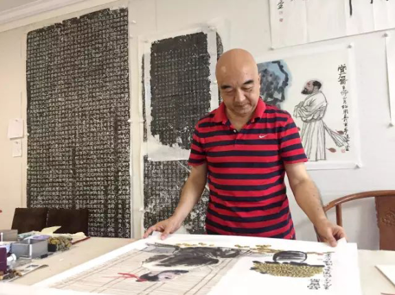 李绍周丨重复着“歌吟生命”的主题,画里书里诗里皆真诚