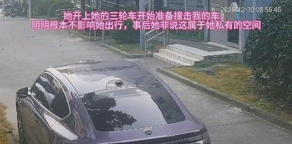 残疾阿姨反复撞车 车主损失过万 弱者滤镜下的恶意行为