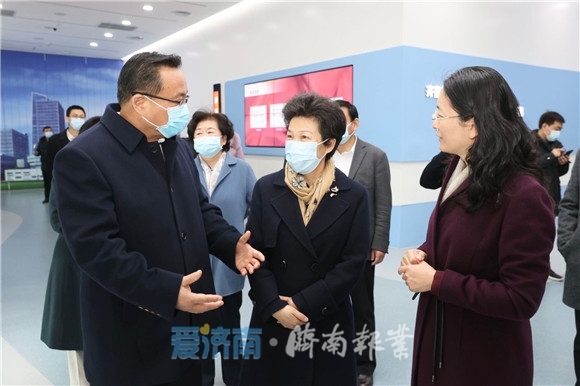 山东省政协主席葛慧君到济南调研,孙立成孙述涛雷杰等同行