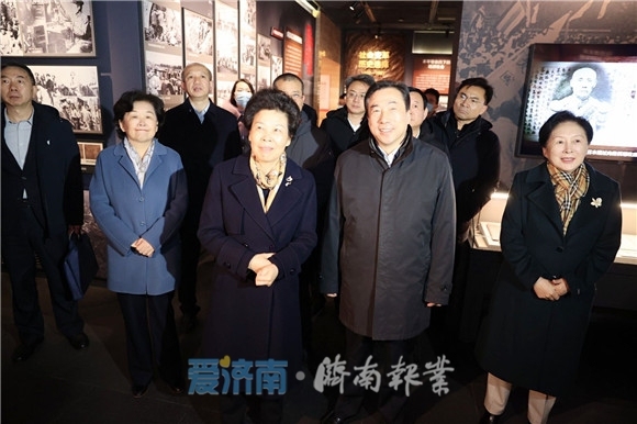 山东省政协主席葛慧君到济南调研，孙立成孙述涛雷杰等同行