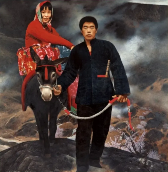 王沂东·油画丨用乌托邦般的怀旧情致，重塑心中理想的乡土爱情图景
