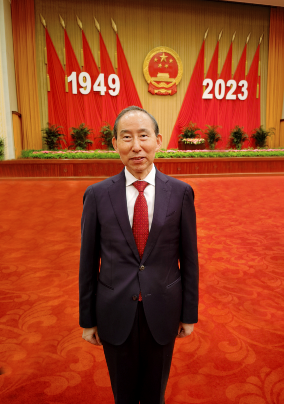 龙宇翔出席庆祝中华人民共和国成立74周年国庆招待会