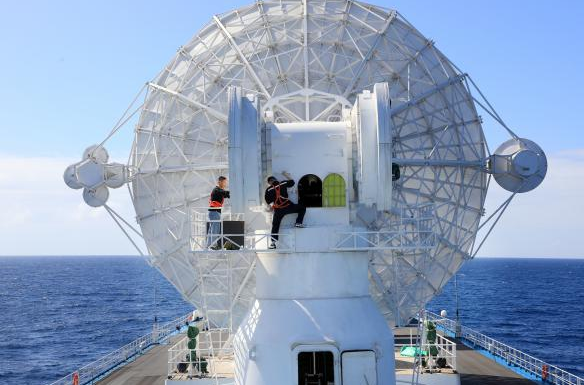 远望5号测量船完成中星6D通信卫星海上测控任务