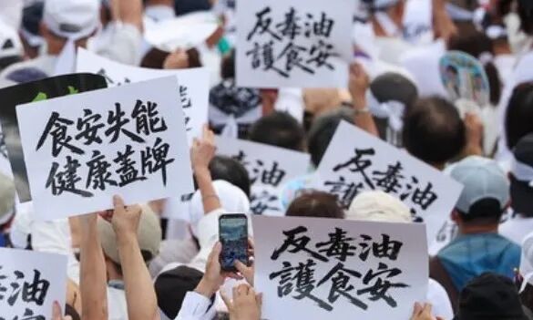 抗议民进党“毒台”,20万人上凯道!
