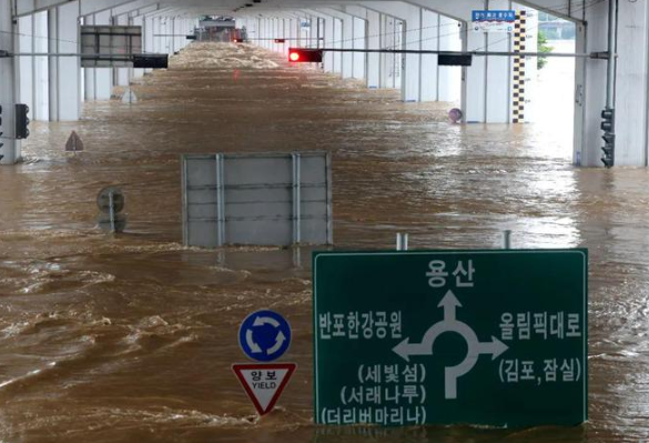 韩国暴雨 一名中国公民遇难