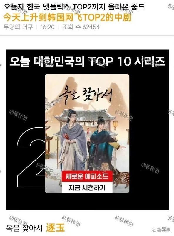 网友给逐玉的提议