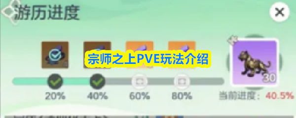 宗师之上PVE玩法介绍