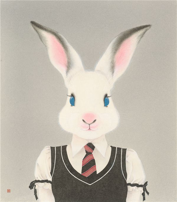 首发艺术家李娜首款盲盒兔miss兔来了