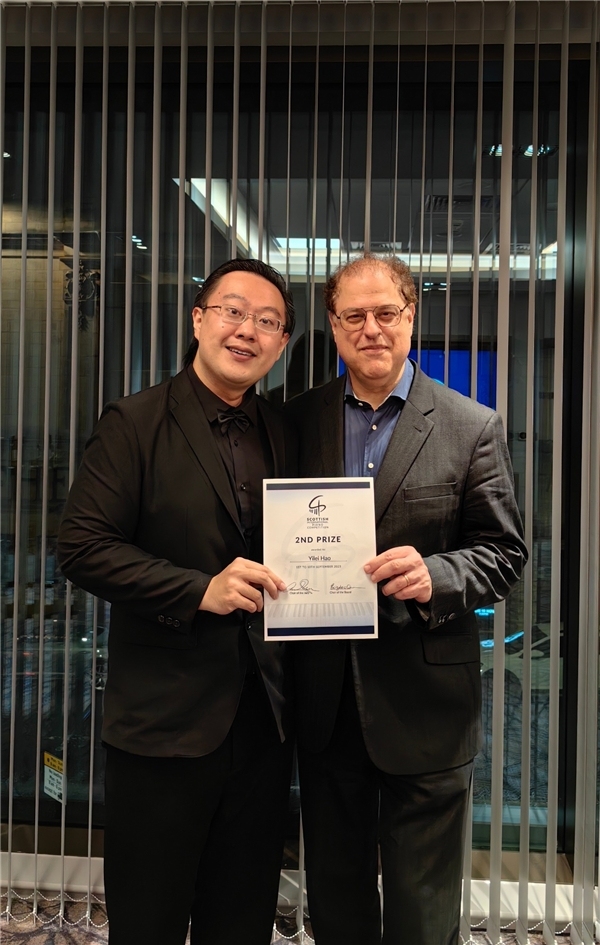 中国青年钢琴家郝一雷在国际著名钢琴赛事中获奖