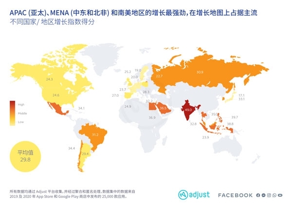 Adjust发布全球移动应用增长报告