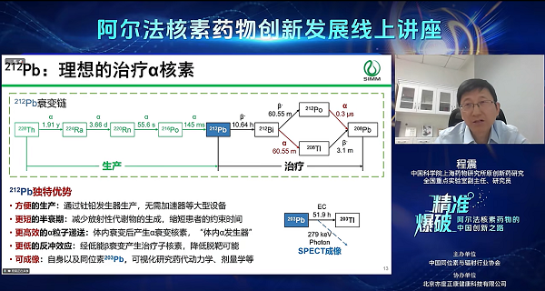阿尔法核素药物创新发展线上讲座成功举办