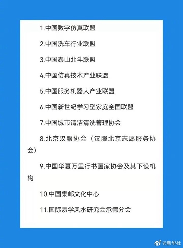 中国集邮文化中心等11家非法社会组织网站被关停