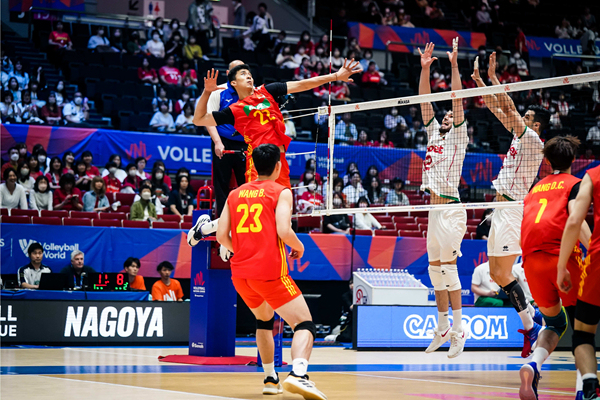 中国男排夺世联赛开门红 张景胤得到29分荣膺本场比赛得分王