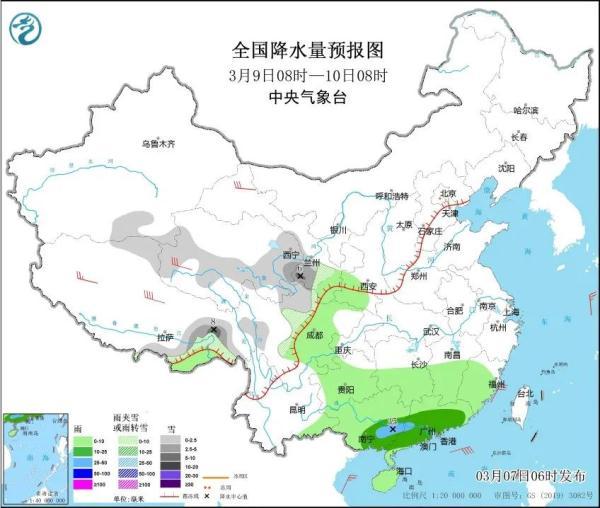 多地气温继续下跌，未来一周这些地方降水频繁