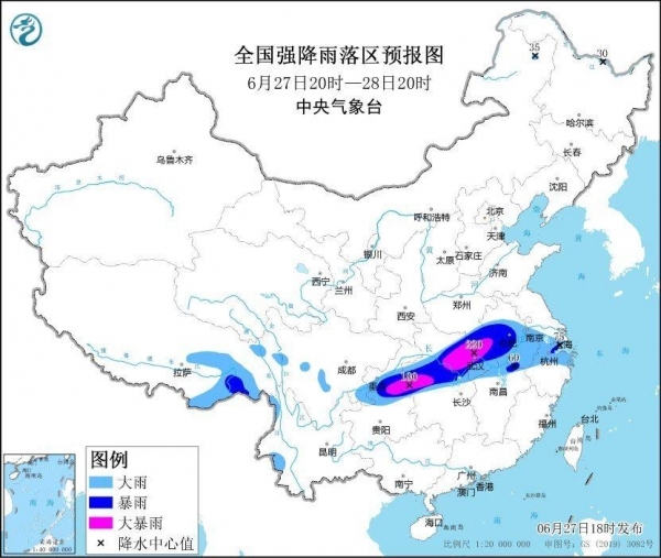 长江以北现大范围暴雨！未来几天暴雨再次南下