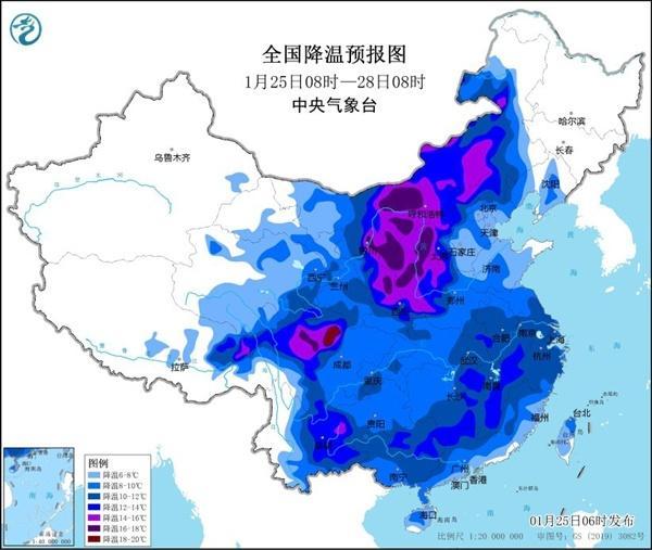 這次的寒潮凍真格了 北方多地迎強(qiáng)降雪