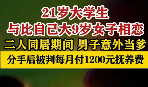 21歲大學生意外當?shù)?/></p><p>2020年，王丹在飯局上認識了00后的趙宇軒,。盡管趙宇軒比她小9歲且還在上學,，但他們相處融洽，很快就確定了戀愛關(guān)系,。三個月后,，他們開始了同居生活。然而,，同居后的生活并不如想象中那么美好,，性格上的差異和日常生活中的瑣事導致矛盾頻發(fā)。王丹作為大姐姐一直忍讓,，但年輕的趙宇軒始終不會照顧她的情緒,。</p><p>2021年9月，王丹懷孕了,。趙宇軒沒有做好當父親的準備,，而王丹卻決定留下這個孩子。兩人因此多次爭吵,，最終在2022年2月分手,。盡管如此，王丹還是生下了孩子,，并竭盡所能地撫養(yǎng)他,。兩年時間里，她為孩子花費了20多萬元,，而趙宇軒沒有提供任何經(jīng)濟支持。</p><p>王丹感到非常生氣,，將趙宇軒告上法庭,，要求他支付生產(chǎn)費、撫養(yǎng)費以及5萬元的精神損失費,。法院調(diào)查發(fā)現(xiàn),，趙宇軒是一名正在國外讀書的大學生,，預計2026年才能畢業(yè)。</p><p>根據(jù)《婦女權(quán)益保障法》第51條,，王丹有權(quán)決定是否生育,。雖然趙宇軒尚未準備好做父親，但他有義務(wù)承擔起這份責任,?！睹穹ǖ洹返?071條規(guī)定，非婚生子女享有與婚生子女同等的權(quán)利,。法院判決趙宇軒每月支付1200元撫養(yǎng)費,，并一次性補償王丹10000元用于醫(yī)療和營養(yǎng)費用。</p><p>王丹對判決結(jié)果不滿,，提起上訴,。二審法院認為，鑒于趙宇軒目前仍在上學且無固定收入,，一審判決的撫養(yǎng)費數(shù)額合理,，維持原判。這一事件提醒人們,，感情不是兒戲,，沖動帶來的后果需要認真對待。</p>
            </div>
            <!-- /qudao/etc/endpage/ep_pagetop.shtml Start -->
<div   id=