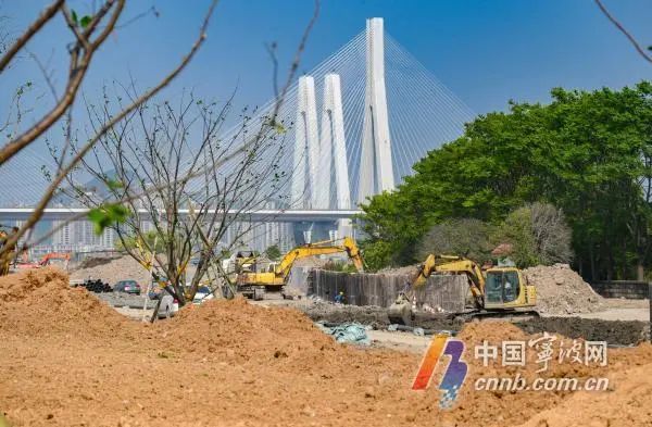 位于東方理工大學附近 沿江路計劃今年8月基本建成 工程全速推進中