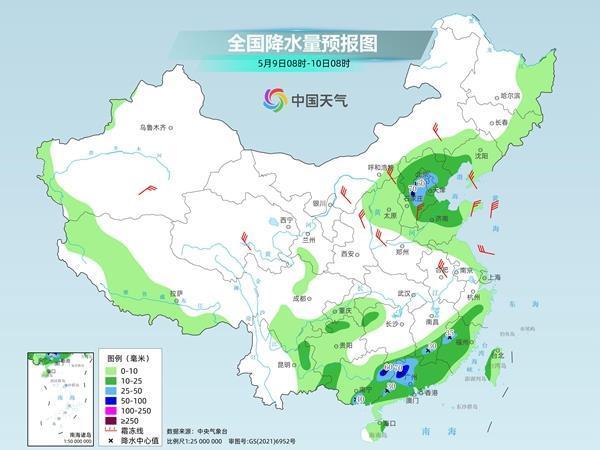 明天,北京西南部等地部分地区有暴雨 北方多地降雨降温