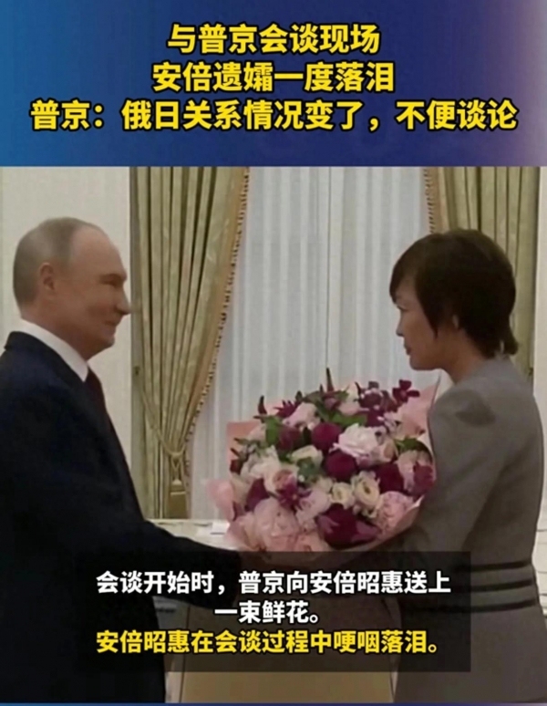 學(xué)者：安倍遺孀訪俄彰顯安倍外交遺產(chǎn) 延續(xù)友好交流