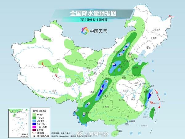 台风“丹娜丝”或将影响河南 高温与降雨并存