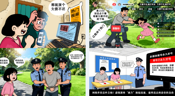 甘肅網(wǎng)警公布打擊謠言典型案例