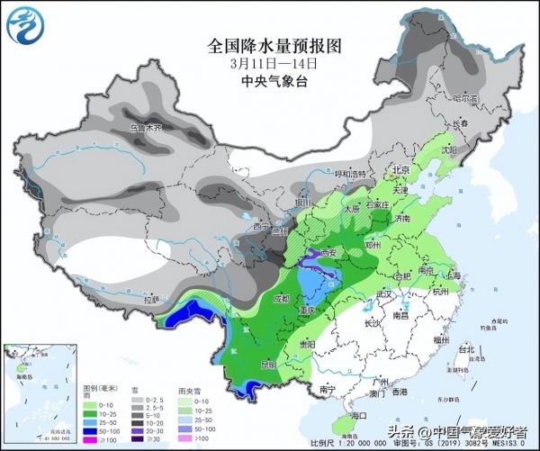 今春大范围雨雪 农谚预示好年景