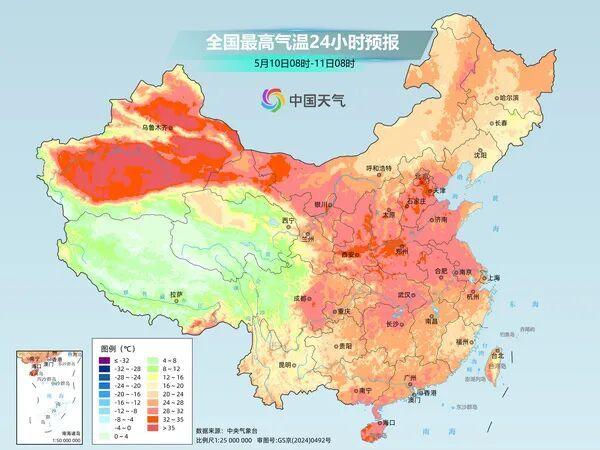 局地可达35℃以上!今年首轮高温来袭