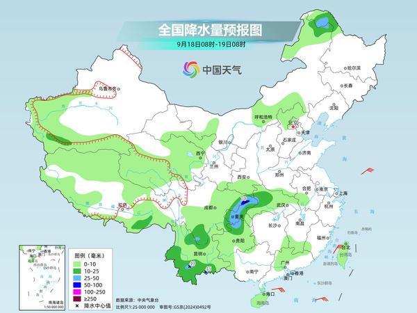 今起三天 这些地方有强降水 华西地区降雨连连