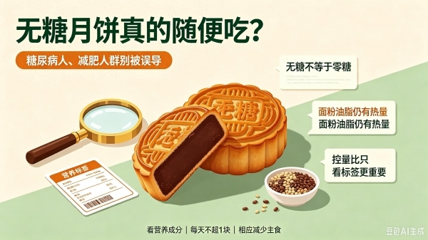 无糖月饼不能随便吃！提醒：别被这些关于月饼的谣言误导了