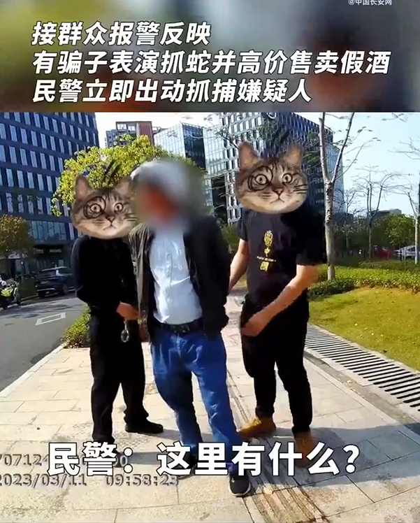 民警从嫌疑人裤兜掏出眼镜蛇！求警察蜀黍的心理阴影面积